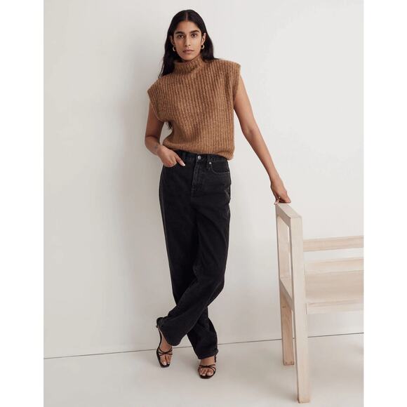 Madewell Stimpson Sweater Vest Toffee Brown Womens Size XS Lagenlook Boho - Picture 1 of 12